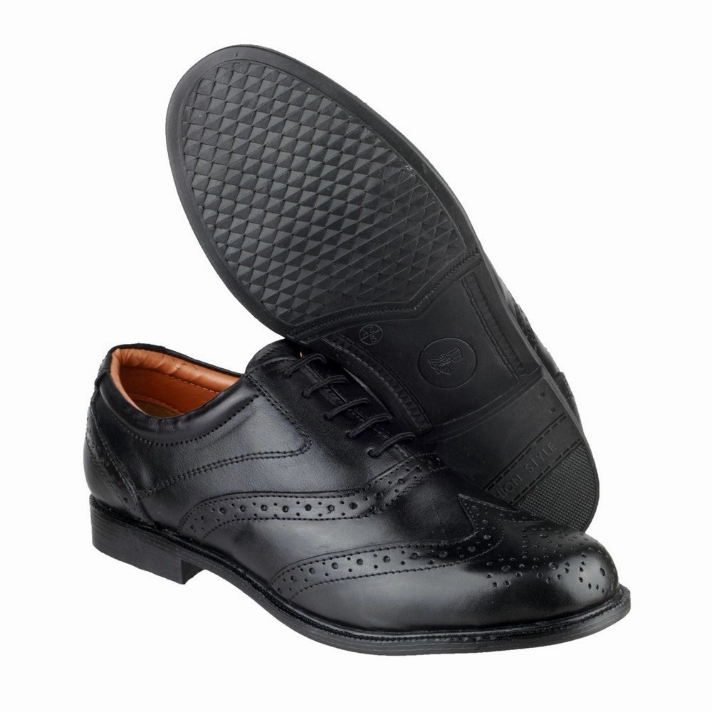 Amblers Liverpool Oxford Brogue Base Edge