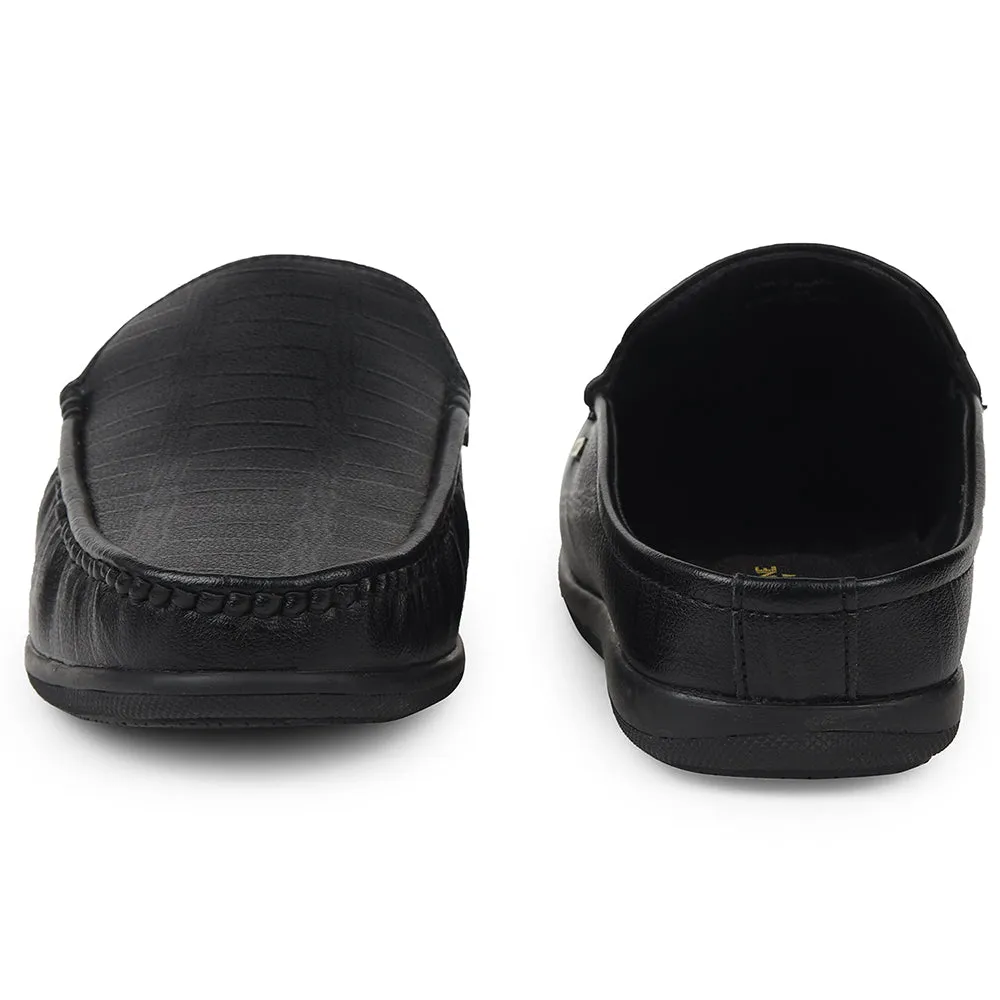 Fortune Black Casual Loafers For Mens VSL-6 By Liberty Parisian Shoes Loafers