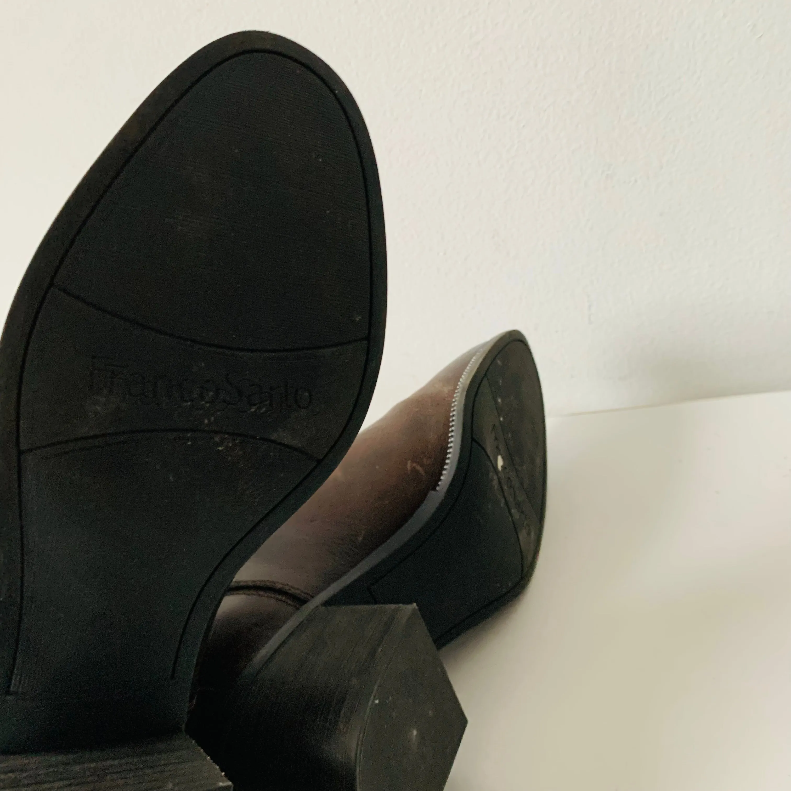 Adidas Tennis Shoes Sale Franco Sarto Brown Distressed Leather Boots Size 10