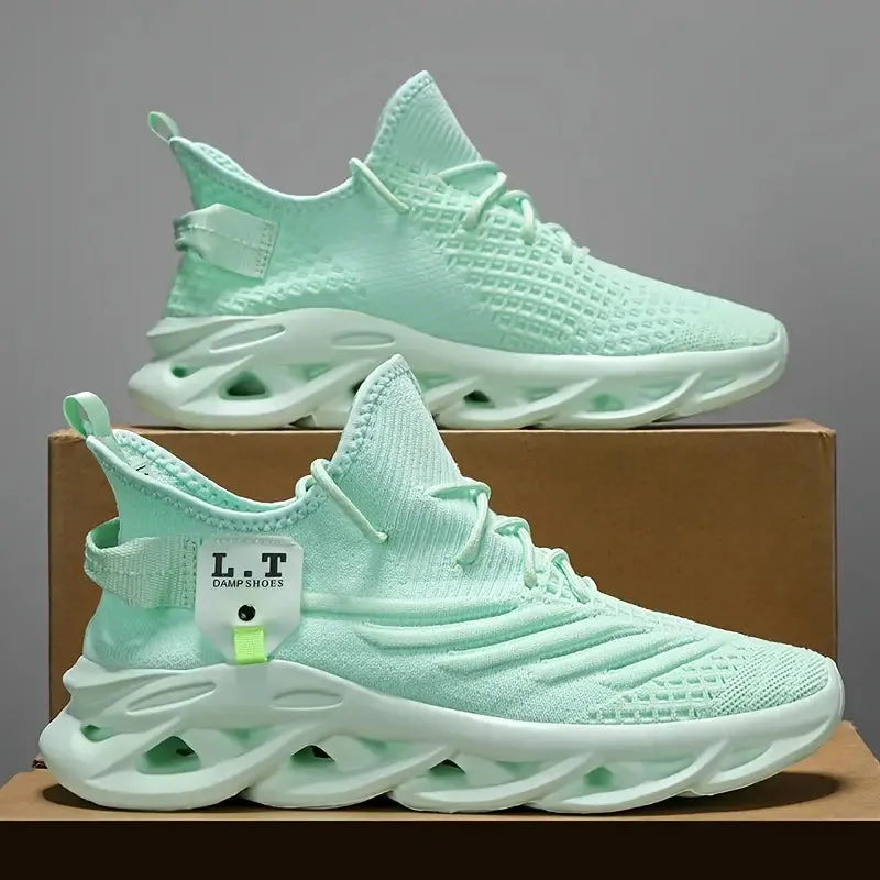 FRANK - MEN'S LACE-UP KNITTED SHOES Best Asics Running Shoes Overpronation