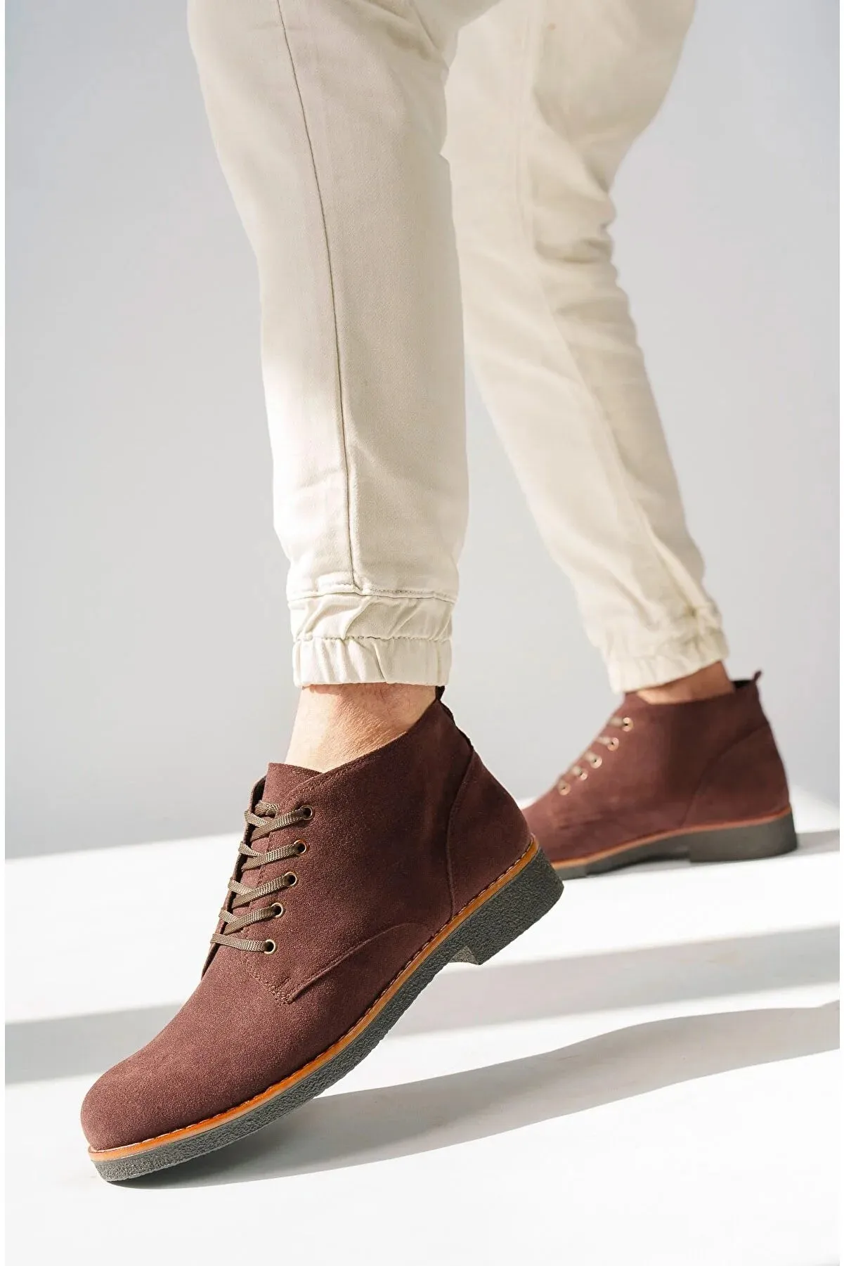 Pirate Buckle Boots Freemax Men's Coffee Winter Boots