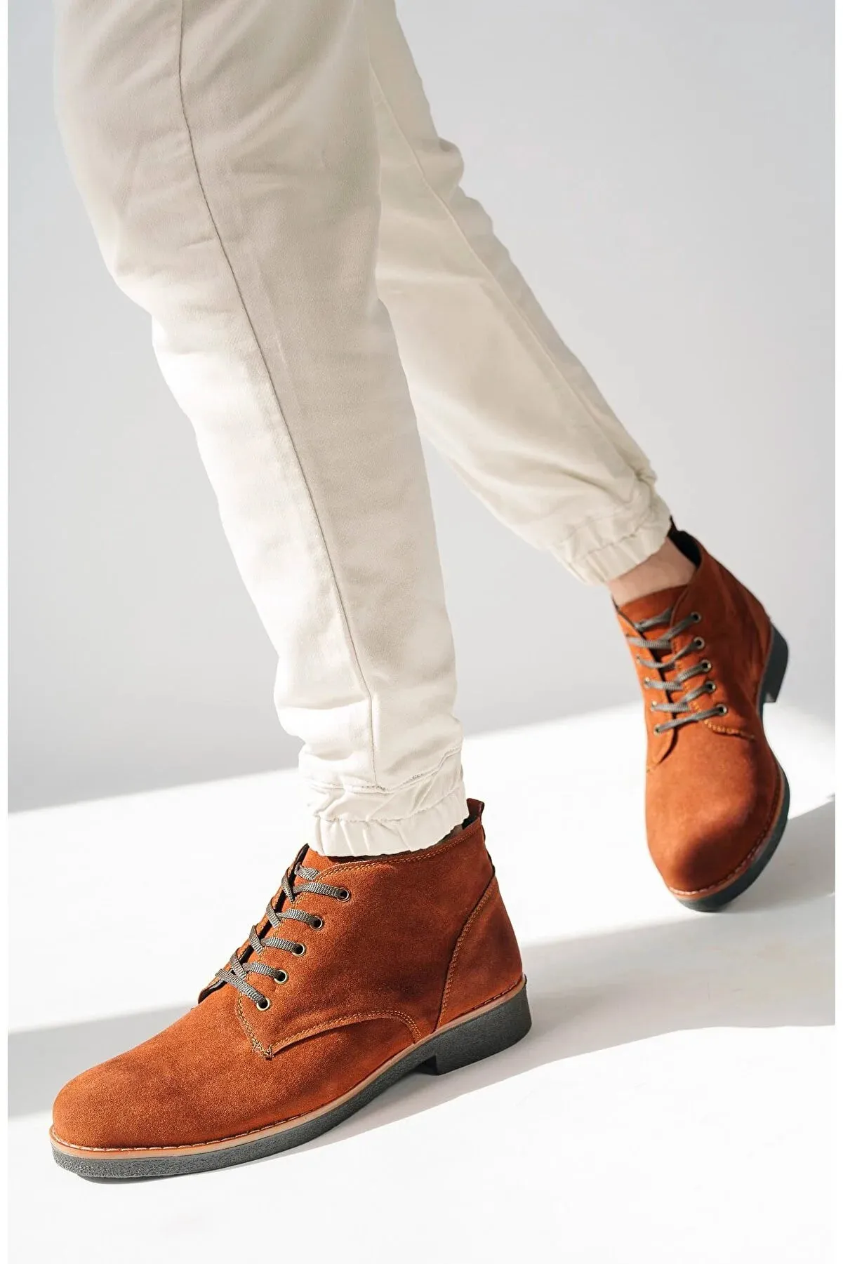 Freemax Men's Winter  Boots Combat Boots Heels