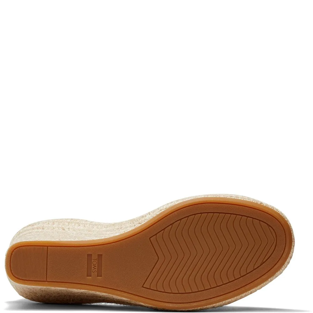 Buckle Closure TOMS Marisol Natural Oxford/Leather Wedge