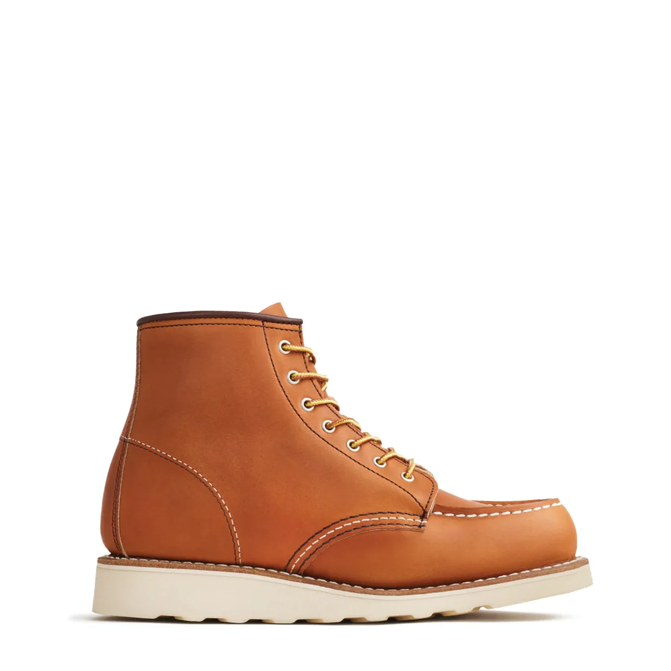 Red Wing Womens 6-inch Moc Toe Boot Oro Legacy Buckle Closure