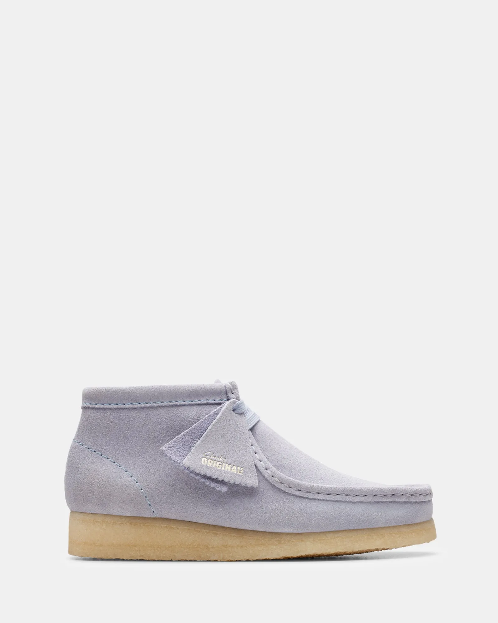 Wallabee Boot. (W) Cloud Grey Suede orthopedic
