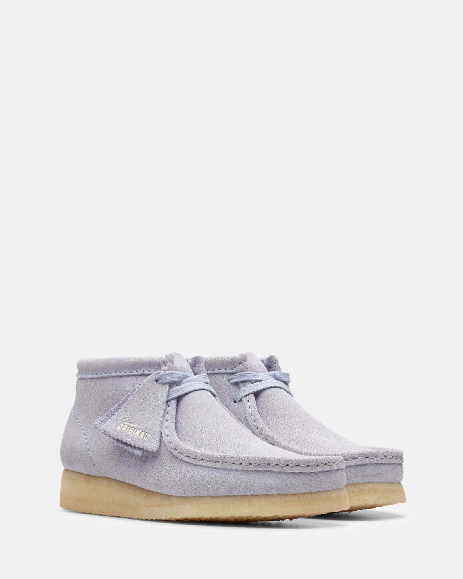 Ready Use Work Utility Wallabee Boot. (W) Cloud Grey Suede