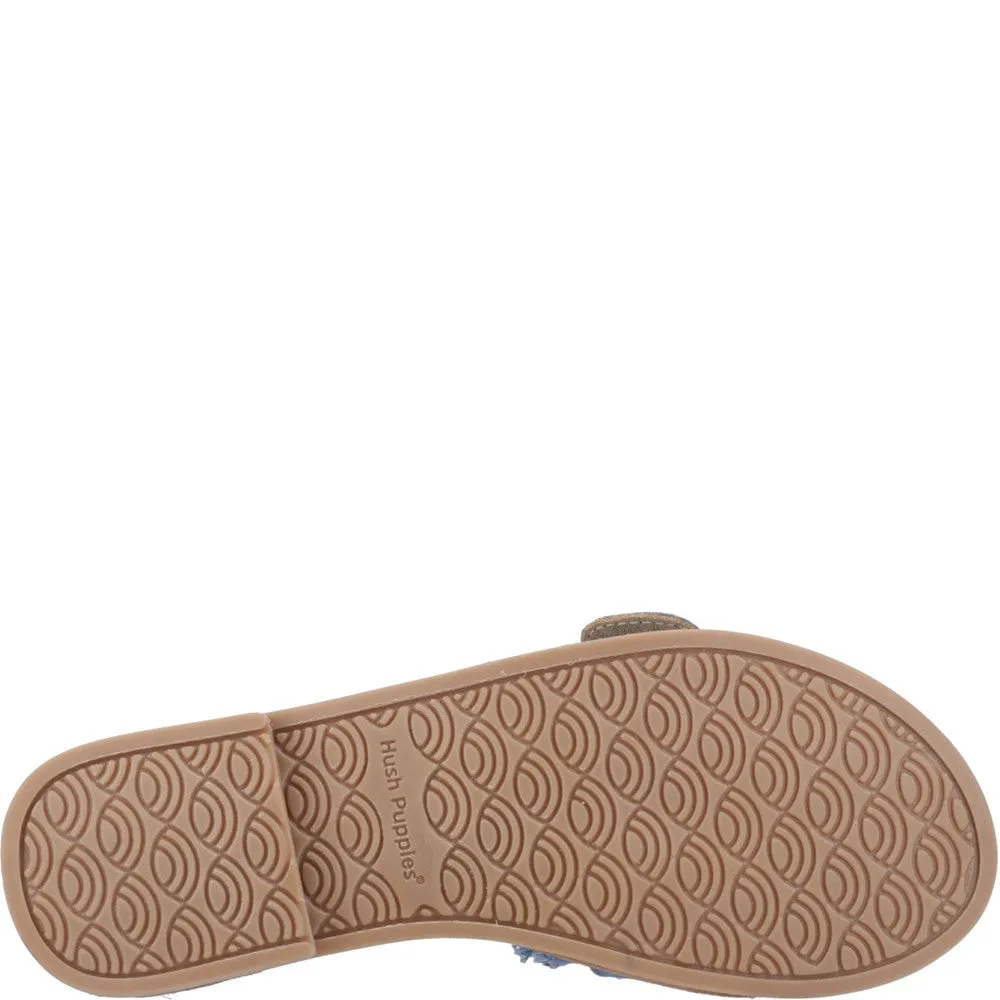 Light Style Sun-Ready Hush Puppies Hayley Buckle Slide