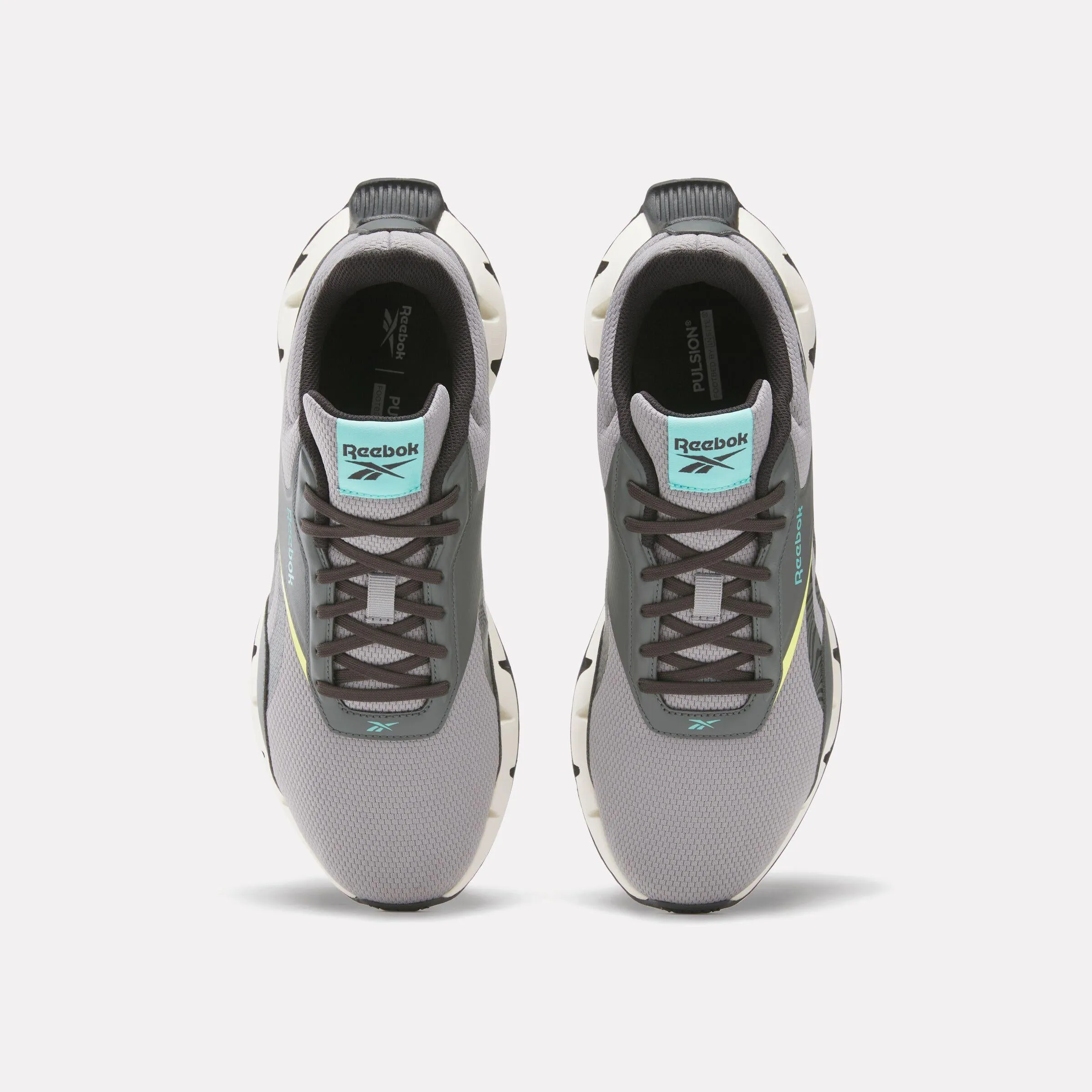 Reebok Footwear Men Zig Dynamica STR Shoes GREY 3/VINTAGE CHALK/GREY 5 Saucony Vs Asics Walking