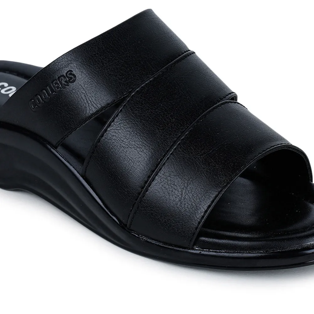 Coolers Casual (Black) Slippers For Men 7123-310 By Liberty Camp Dreamer Slippers