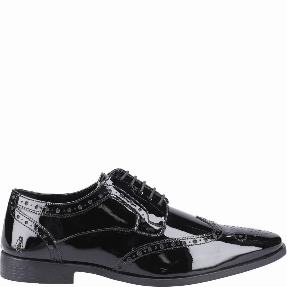 Hush Puppies Elliot Brogue Patent Signature Detail