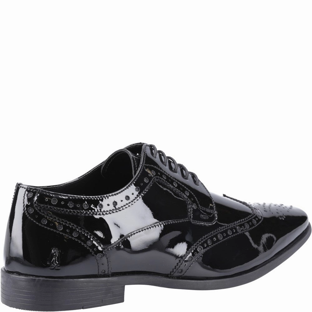 Medium Heel Hush Puppies Elliot Brogue Patent