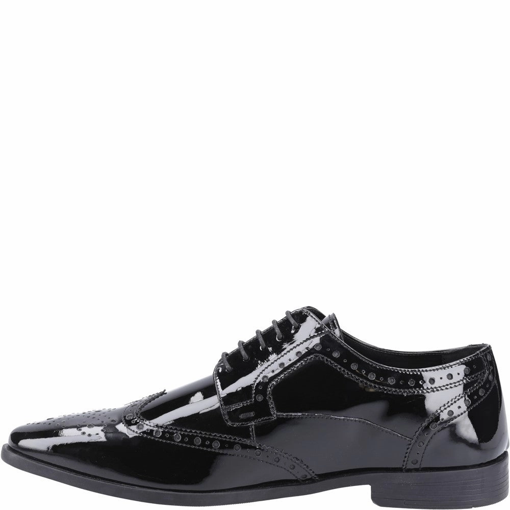 Hush Puppies Elliot Brogue Patent Urban Gentleman Real Work