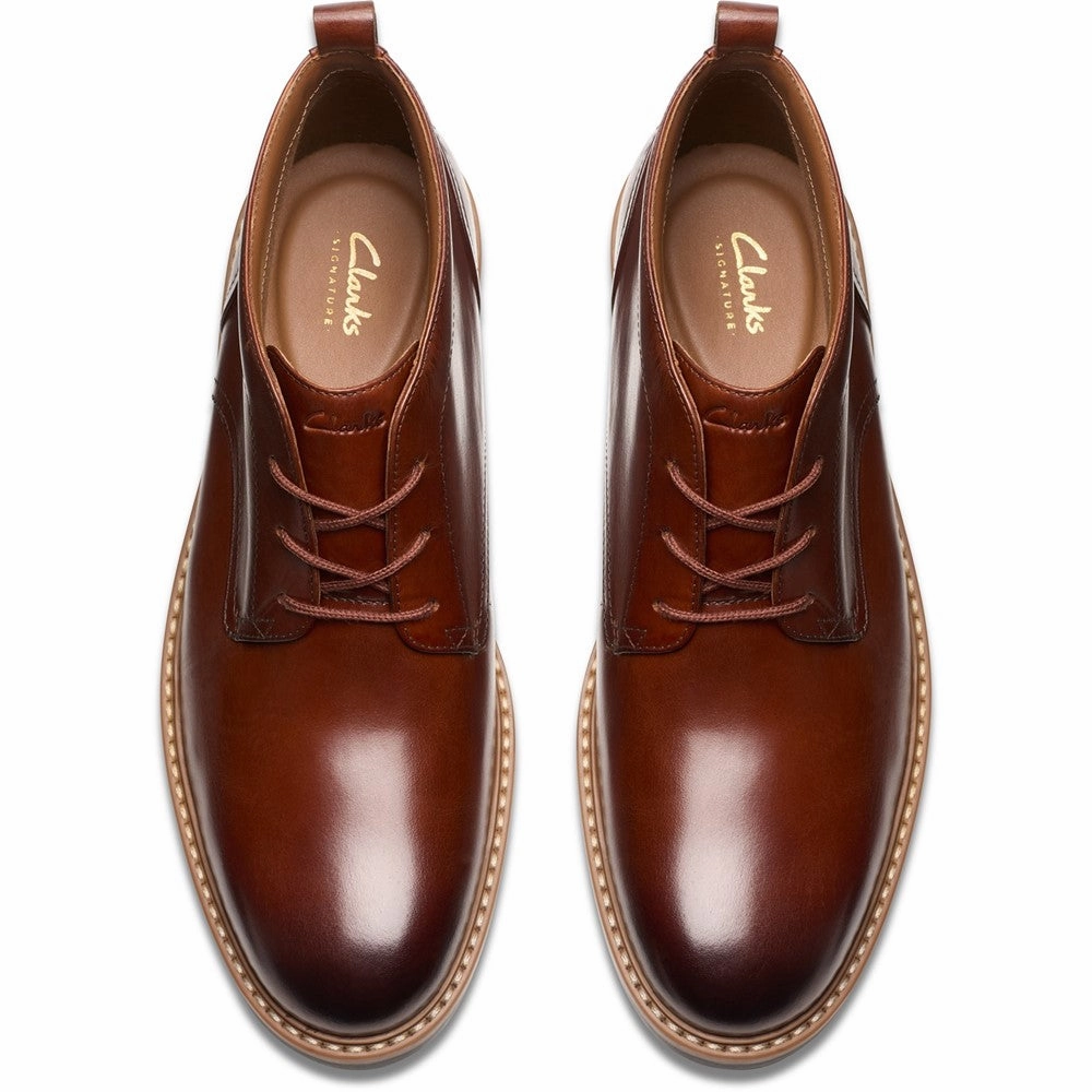 Weather resistant Clarks Aldwin Chukka Mid Boots