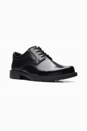 Clarks Kerton Lace black leather Fashion Forward