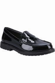 Hush Puppies Verity Slip on in Black Patent Fashion Gala Easy Slip