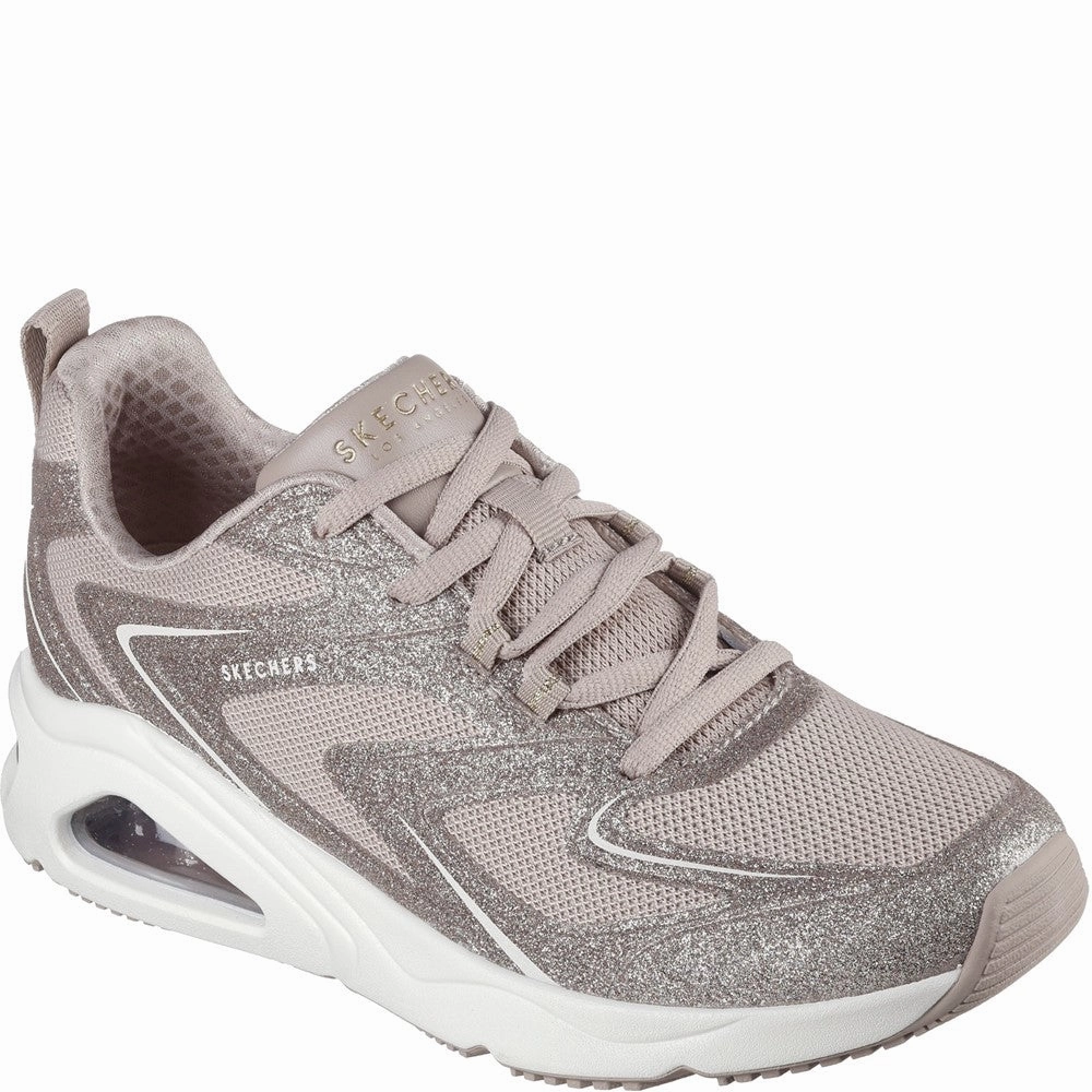 Cold Climate Weekend Hike Skechers Tres-Air Uno Glit-Airy Trainers