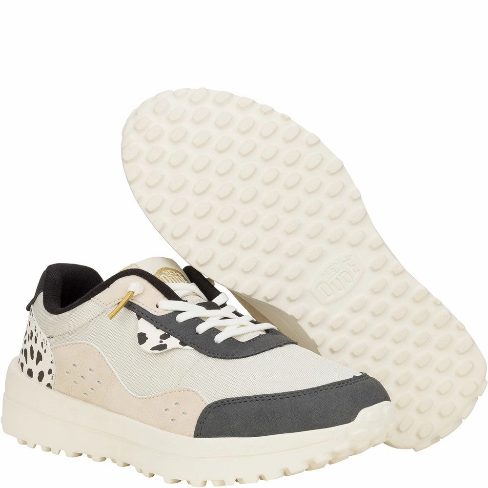 custom - fit running shoes Abrasion   Resistant HEYDUDE Hayden Shine Trainers