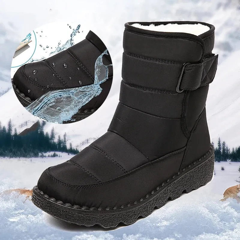 Thermoball Snow Boots Cuzcare Orthopedic Boots For Women Waterproof Comfortable Fur Lined Ankle Winter Snow Boots