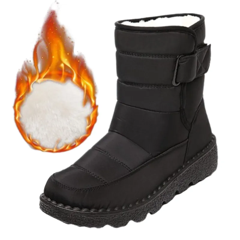 The North Face Boots Snow Cuzcare Orthopedic Boots For Women Waterproof Comfortable Fur Lined Ankle Winter Snow Boots