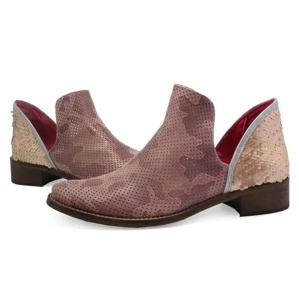 Anti-Slip Sole Channi B Zipette - Rose