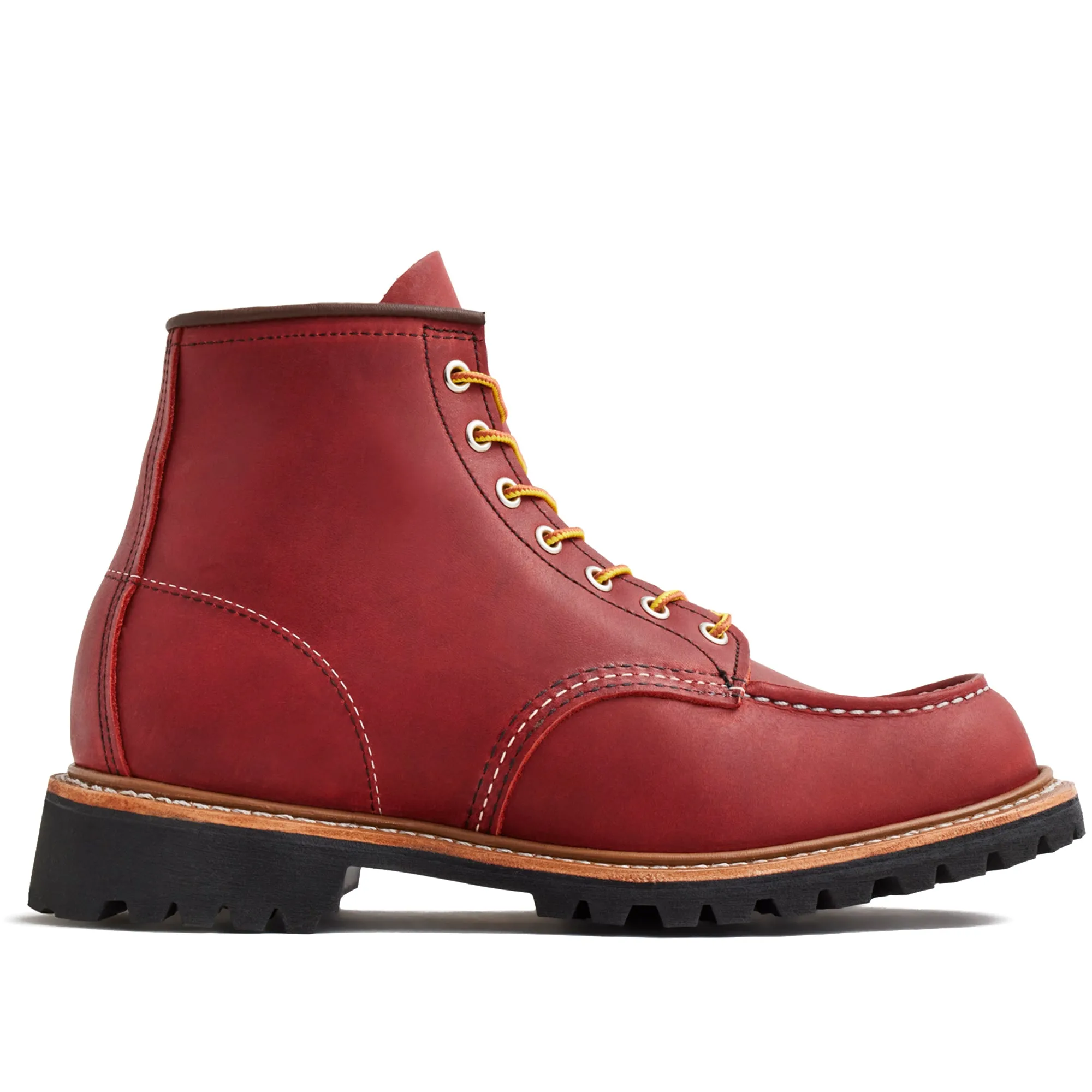 Red Wing 8209 6" Norway Moc Toe Leather Boot Trendsetting Style Elastic Goring
