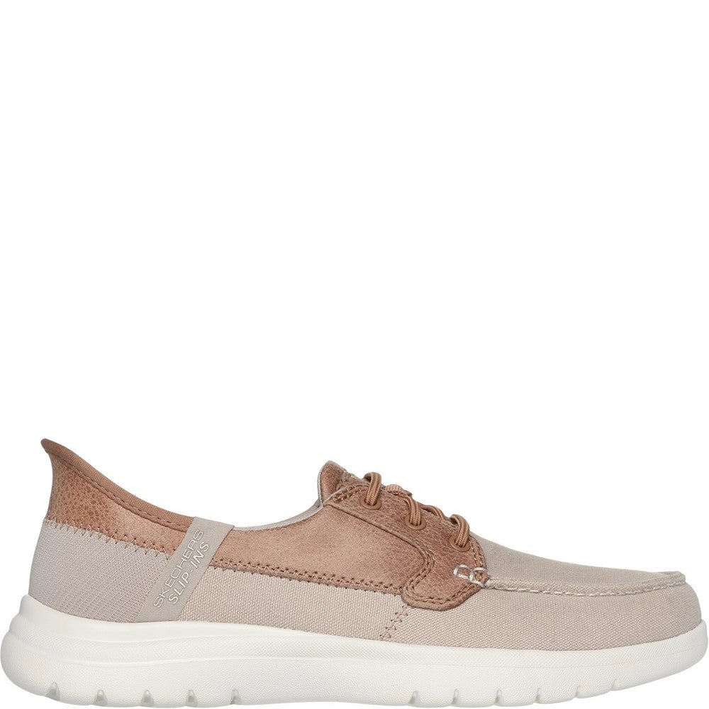 lace up closure Skechers On-the-GO Flex - Palmilla Boat Shoe