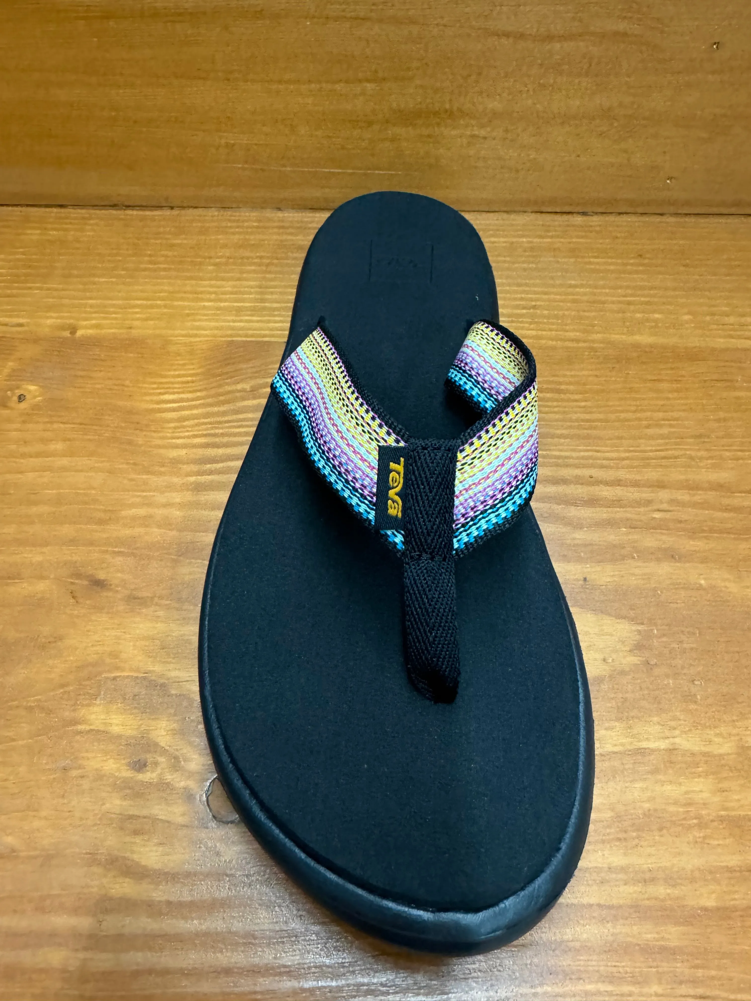 Teva Voya Flip Antiguous Black Multi 1019040 ABML All-Day Use