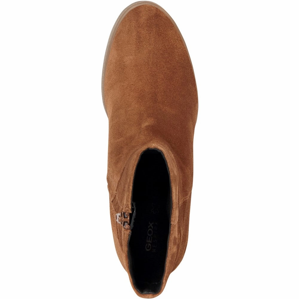 Geox D Eildea Wedge B Ankle Boots Warm Step