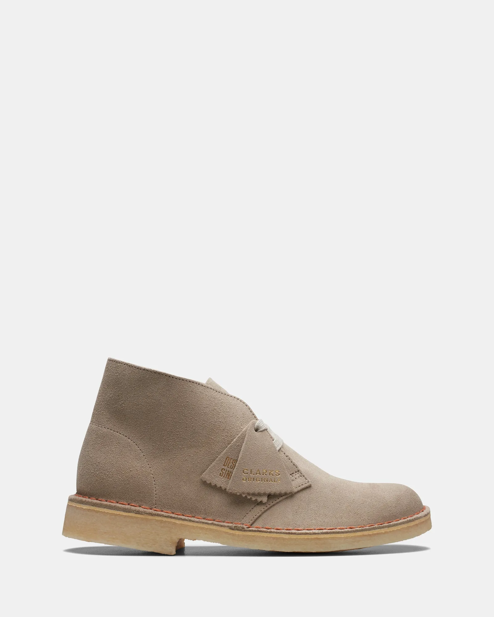 Street Cool Urban Commute Desert Boot. (W) Sand Suede