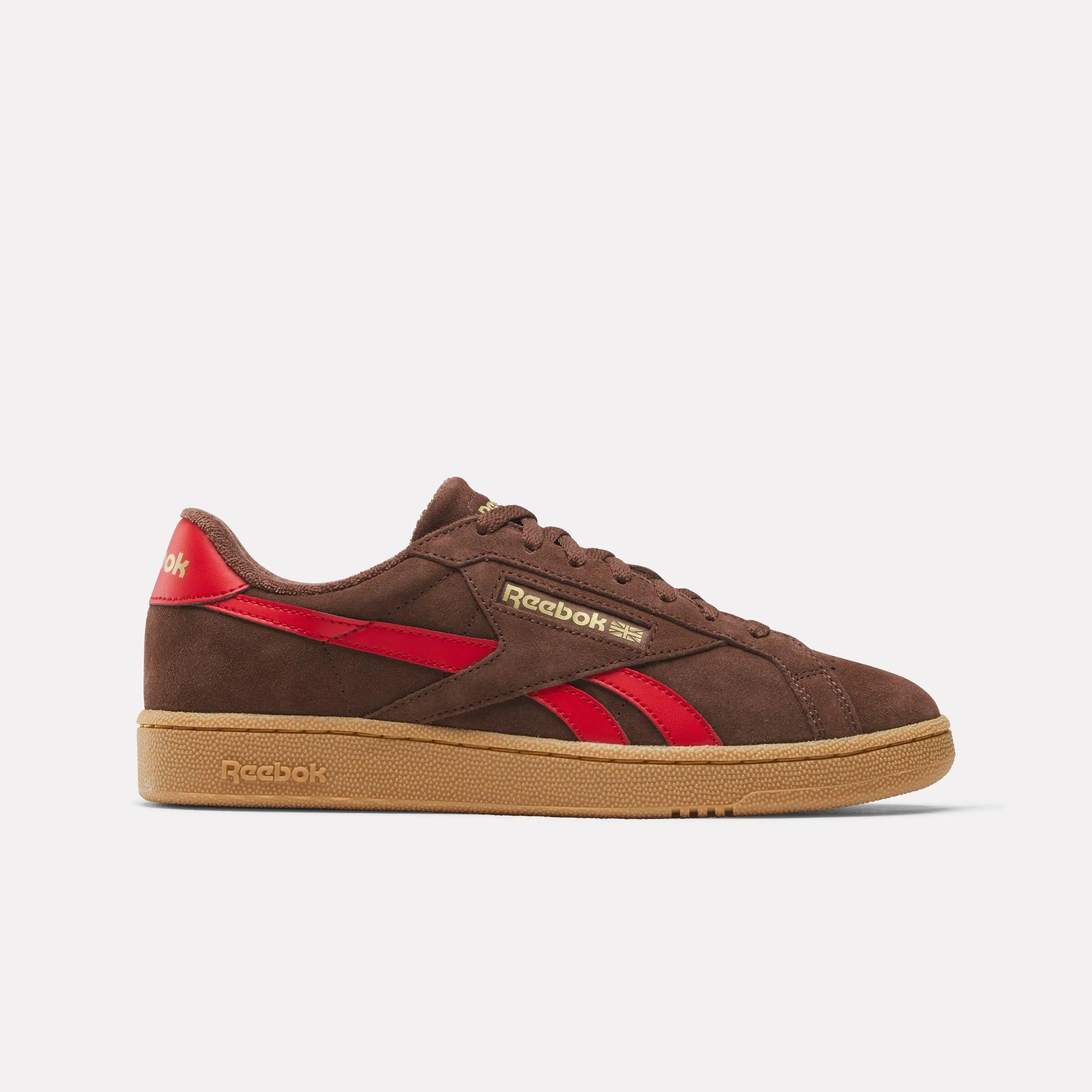 Asics Tennis Shoes Philippines Reebok Footwear Men Club C Grounds UK Shoes CAMPUSBROWN/VECTORRED/GUM
