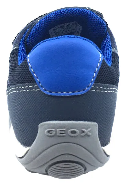 GEOX Boy's Arno Hook and Loop Sneaker (Navy/Royal Blue) Asics Gel-kayano Lite Running Shoes