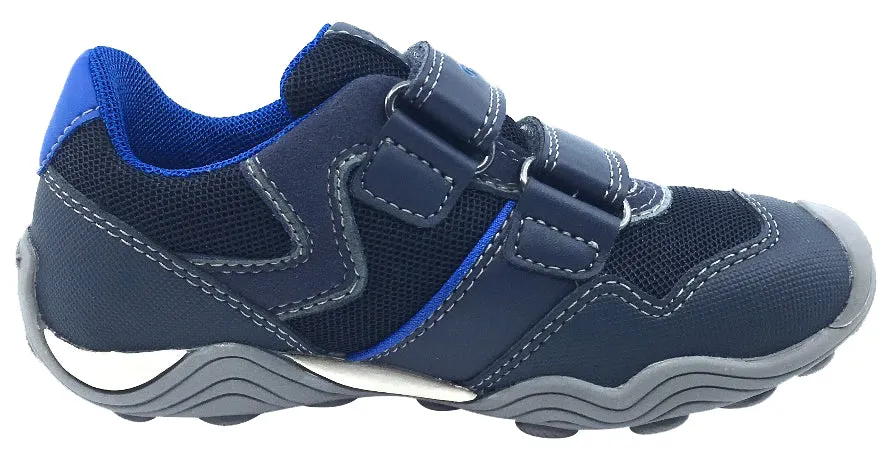 GEOX Boy's Arno Hook and Loop Sneaker (Navy/Royal Blue) Onitsuka Tiger By Asics Serrano Classic Shoes