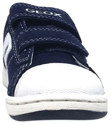 Geox Boy's Maltin Navy & White Double Hook and Loop Strap Sneaker Shoe Asics Shoes Gel Nimbus 14