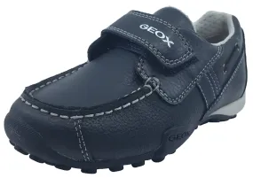 GEOX Boy's Navy Snake Moc Best Asics Support Running Shoes