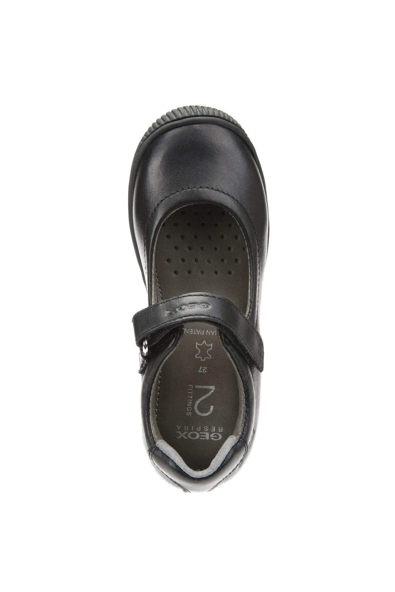 Geox Girls Black Leather School Shoes J643CA Asics Deadlift Shoes