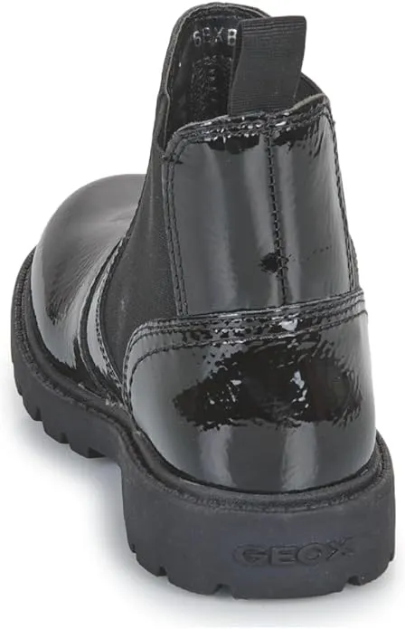Adidas Bubble Shoes Geox Girls J Shaylax Black Ankle Boots Patent School Boots