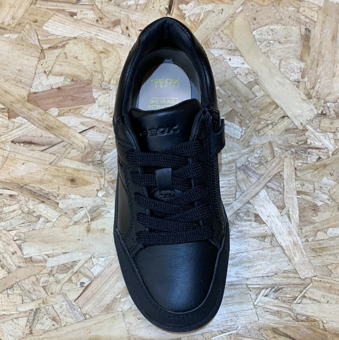 Geox Kids Arzach D School Shoe - Black Asics Running Shoes Gel Venture 9