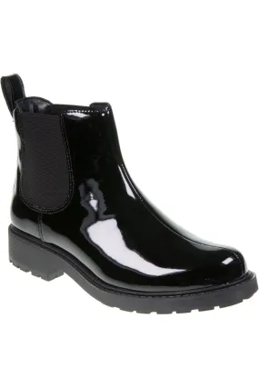 Mud Defense Clark Orinoco2 Lane black patent wide fit