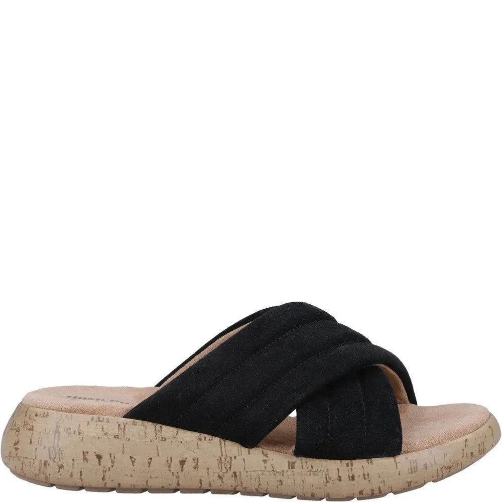 Hush Puppies Sarah Slide Urban Fresh suede upper