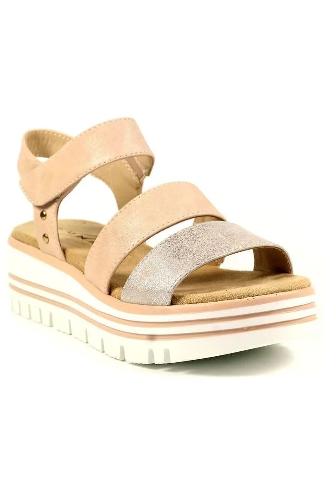 Lunar Ladies sandals Hardy JLB006 pink Breathable Upper Lite Wear