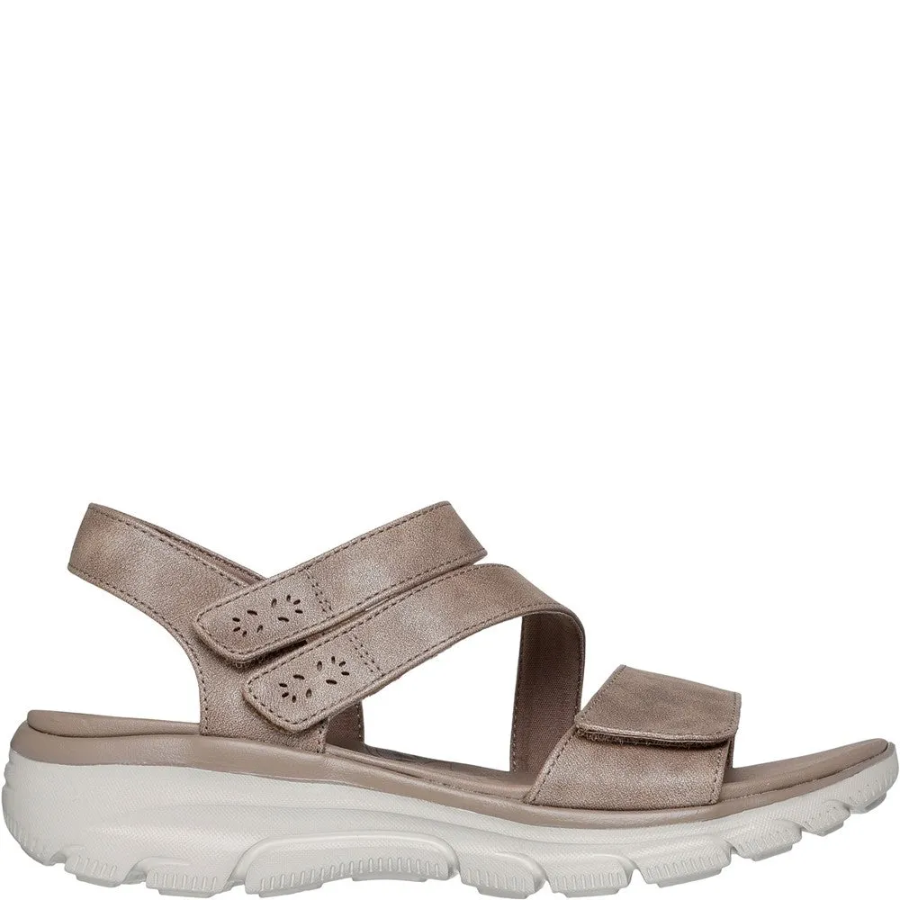 Skechers Easy Going Sandal Fashionable Beach Footwear Closed Toe Design