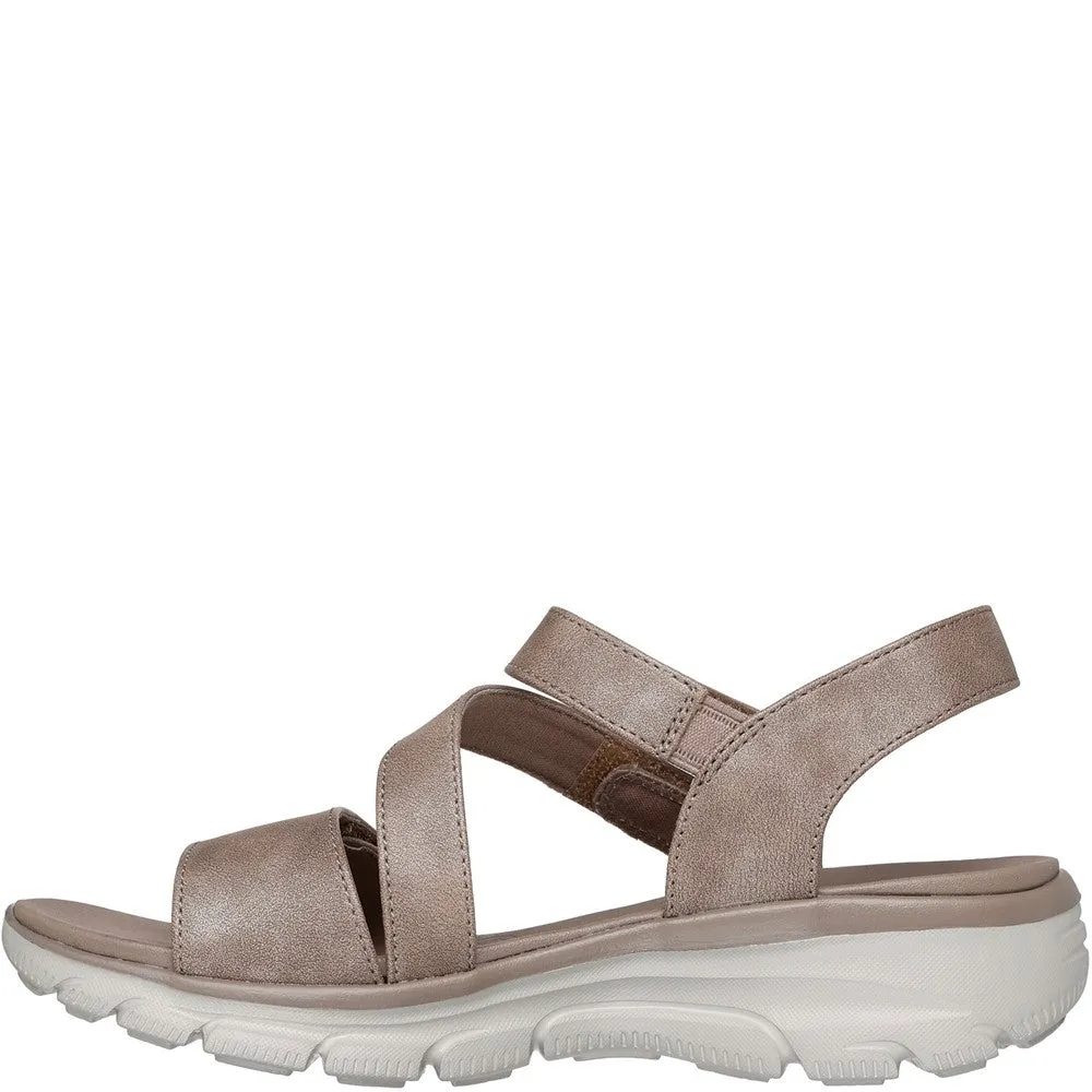 Skechers Easy Going Sandal Canvas Sleek Travel Footwear