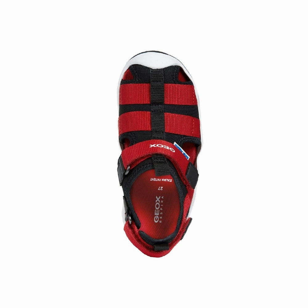 Geox Jr Wader A Touch Fastening Sports Sandal Padded collar Edge Path