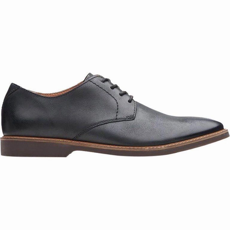 Durable Leather Polish Edge Clarks Atticus Lace- Dark Grey