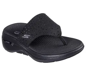 Scandinavian Slippers GO WALK ARCH FIT SANDAL - GLAM CITY - BLACK BLACK