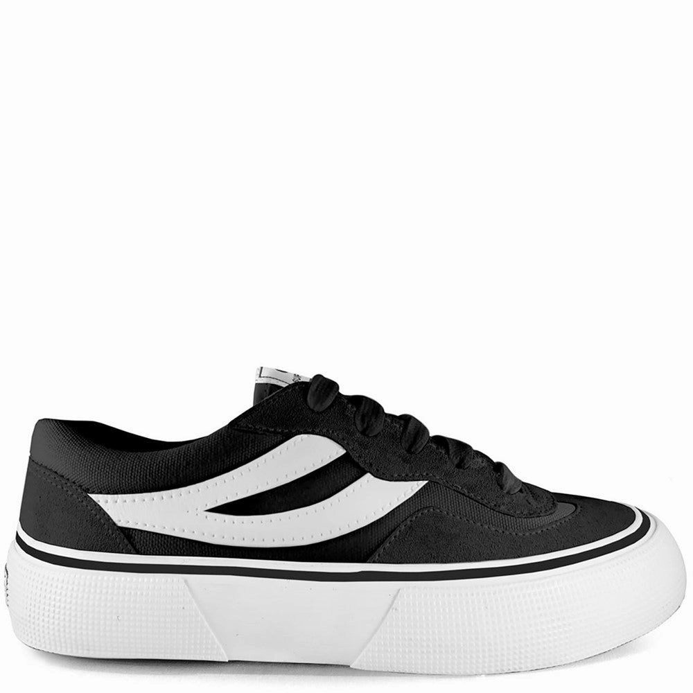 Superga 3041 Revolley Colorblock Platform Trainer wide - fit - for - wide - feet shoes race - day - shoes