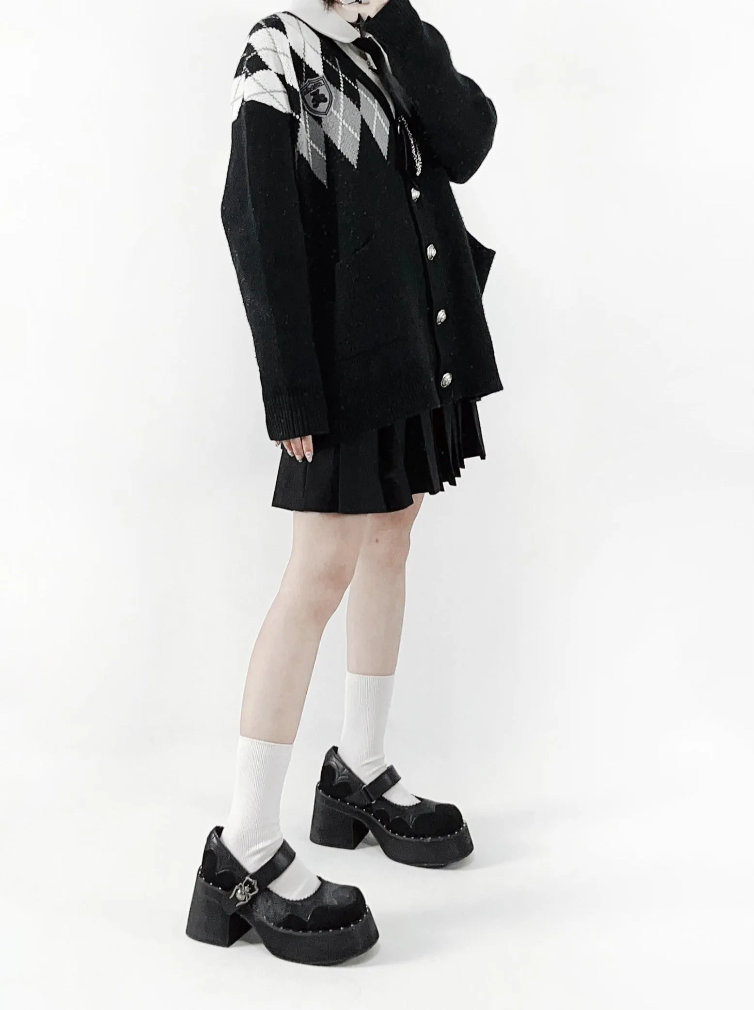 Asic Court Shoes Goth Spider Shoes Dark Platform Subculture