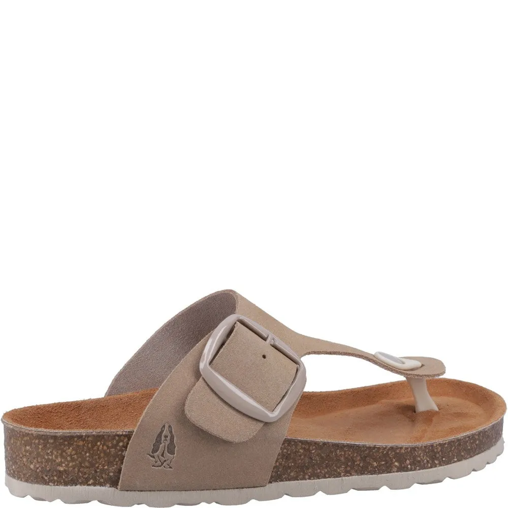 Hush Puppies Billie Toepost Sandal Grab And Go Clean Fit
