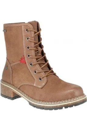 Pastel Glow Josef Seibel  Waylynn 577610 in Brown Nubuck Waterproof