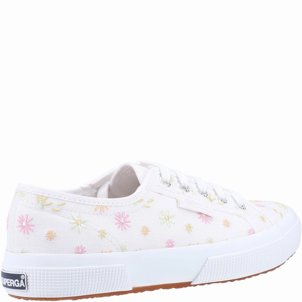 Superga 2750 Flowers Embroidery Shoe casual runners' footwear track and field shoes